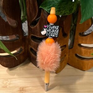 Sassy Beaded Pen 💁‍♀️ Handmade with Attitude + Bonus Refill